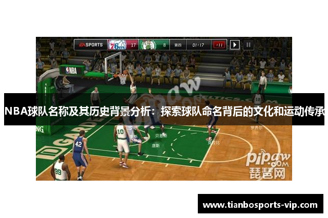 NBA球队名称及其历史背景分析：探索球队命名背后的文化和运动传承