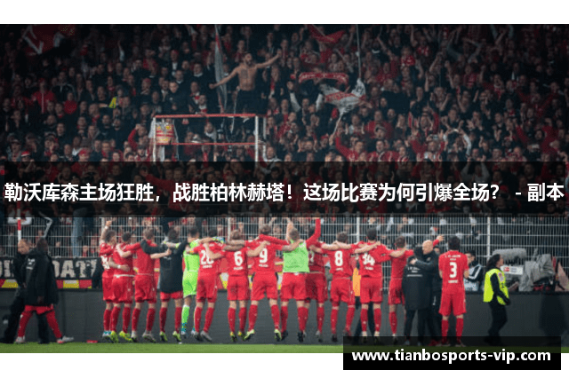 勒沃库森主场狂胜，战胜柏林赫塔！这场比赛为何引爆全场？ - 副本