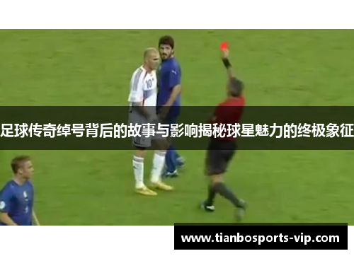 足球传奇绰号背后的故事与影响揭秘球星魅力的终极象征