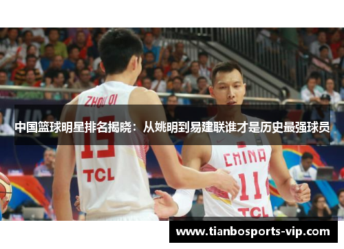 中国篮球明星排名揭晓：从姚明到易建联谁才是历史最强球员